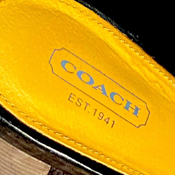 RECENTLY REDUCED: “Sale Priced” COACH Authentic Leather Clogs, PreOwned Size 8.5 - Picture 11 of 12